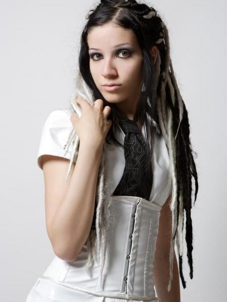 trashy intox with white corset