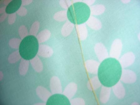 tissus flowers green