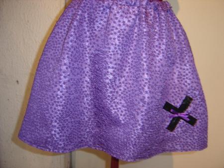 jupe violette croix vinyl (ancienne collection)